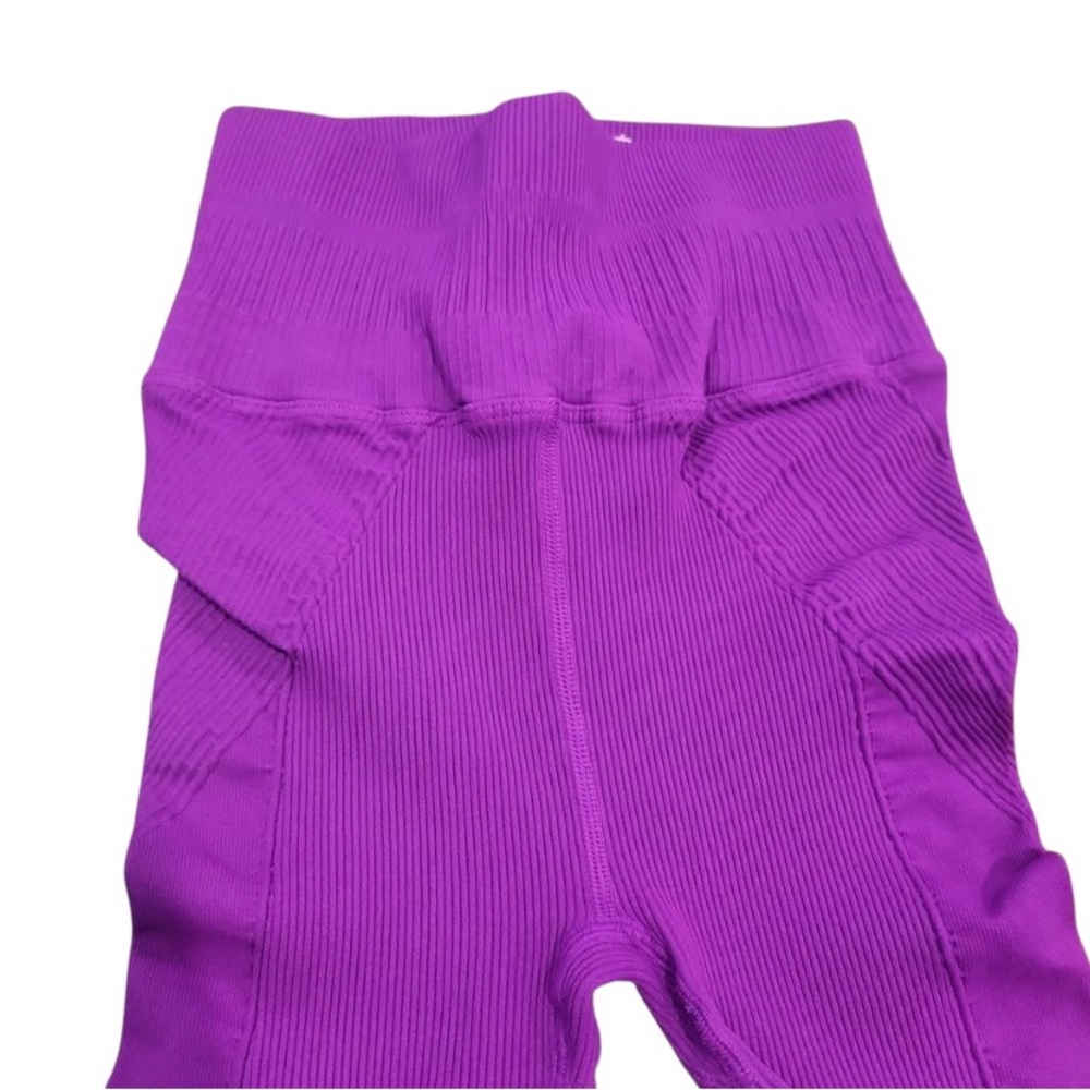 Free People Double Back Diamond high-rise leggings vivid magenta NWOT